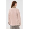 Casual Collared Neck Snap flap and hidden zip placket Long Sleeve Solid Color Fashion Coat