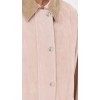 Casual  Collared Neck Snap flap and hidden zip placket Long Sleeve  Solid Color Fashion Coat