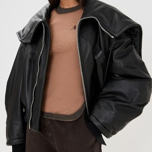 Casual  Collared Neck Two-Way Zip Closure Long Sleeve  Solid Color Fashion Coat