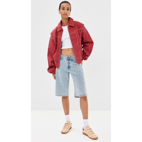 Daily Fashion Collared Neck Zip Placket Long Sleeve  Solid Color Casual  Coat