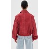 Daily Fashion Collared Neck Zip Placket Long Sleeve Solid Color Casual Coat