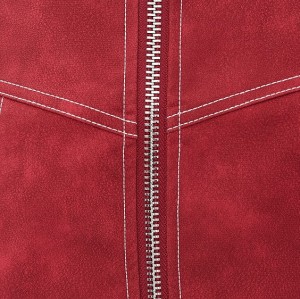 Daily Fashion Collared Neck Zip Placket Long Sleeve  Solid Color Casual  Coat