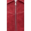 Daily Fashion Collared Neck Zip Placket Long Sleeve Solid Color Casual Coat