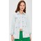 Fashion Daily Collared Neck Button Placket Patch Front Pockets Long Sleeve Coat