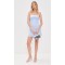 Elegant Square Neckline Sleeveless Loop Lace Trim Backless Floral Print Casual Dress