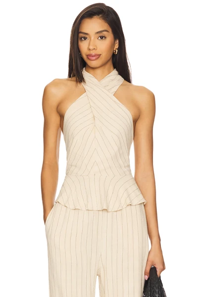 2025 Hot sale Exquisite Halter neckline Sleeveless High quality Fashionable Woman's Blouses