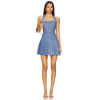 High quality Halter neckline Backless Sleeveless Slim China Manufacture Woman's Mini Dress