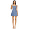 High quality Halter neckline Backless Sleeveless Slim China Manufacture Woman's Mini Dress