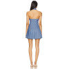 High quality Halter neckline Backless Sleeveless Slim China Manufacture Woman's Mini Dress