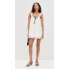Elegant Cute Camisole Square Sleeveless Grosgrain Drawstring Backless Daily Dress