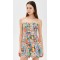 Sample Cute Camisole Square Sleeveless Smocked Elastic Bodice Backless Daily Dress