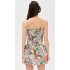 Sample Cute Camisole Square Sleeveless Smocked Elastic Bodice Backless Daily Dress