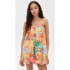 Cute Sample Bandeau Neckline Sleeveless Non-Slip Rubber Binding Bubble Hem Daily Dress