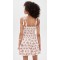 Sweet Sample Square neckline Sleeveless Smocked Elastic Bodice Backless Floral Print Dress
