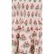 Sweet Sample Square neckline Sleeveless Smocked Elastic Bodice Backless Floral Print Dress