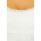 2025 Hot Sale Fashionable Elegant Style White Lace Square Neck Short Sleeved Mini Dress