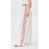 Sample Sport Embroidered Side Stripes Covered Elastic Waist With Drawstring Casual Pants