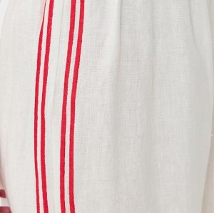 Sample Sport Embroidered Side Stripes Covered Elastic Waist With Drawstring Casual Pants
