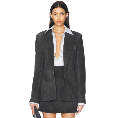 2025 Fashionable Stylish Exquisite High quality Luxury Deep V neck  Woman's Formal Blazer