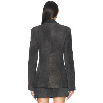 2025 Fashionable Stylish Exquisite High quality Luxury Deep V neck  Woman's Formal Blazer