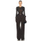 2025 Exquisite Fashionable High quality Custom Logo Wide Leg Belt Trim Woman's Pants