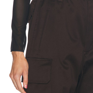 2025 Exquisite Fashionable High quality Custom Logo Wide Leg Belt Trim Woman's Pants