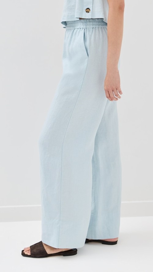 Sample Sport Slant Hip Pockets Covered Elastic Waist With Drawstring Casual Pants