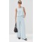 Sample Sport Slant Hip Pockets Covered Elastic Waist With Drawstring Casual Pants
