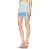 High quality Hot Sale High waist Gradient colored Frayed hem Lightweight Woman's Mini Skirt