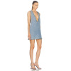 Chic Camisole Deep V neckline Glamorous Elegant Sexy Crystal embellished Woman's Mini Dress