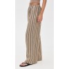 Sport Daily Stripe Print Covered Elastic Waist With Drawstring Lightweight Casual Pants