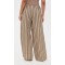 Sport Daily Stripe Print Covered Elastic Waist With Drawstring Lightweight Casual Pants