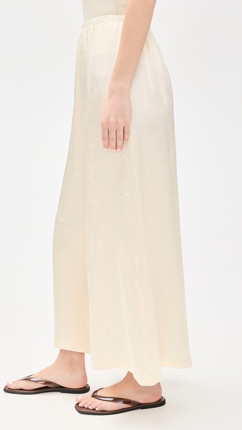 Sample Daily Covered Elastic Waistband Solid Color Lightweight Casual Pants