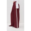 Sport Rest Contrast Side Stripes Pleated Front Solid Color Slant Hip Pockets Pants