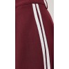 Sport Rest Contrast Side Stripes Pleated Front Solid Color Slant Hip Pockets Pants