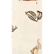 Sweet Sample Hook-And-Eye Closures At Waist Irregular Pattern Print  Casual Dress