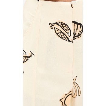 Sweet Sample Hook-And-Eye Closures At Waist Irregular Pattern Print  Casual Dress