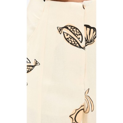 Sweet Sample Hook-And-Eye Closures At Waist Irregular Pattern Print  Casual Dress