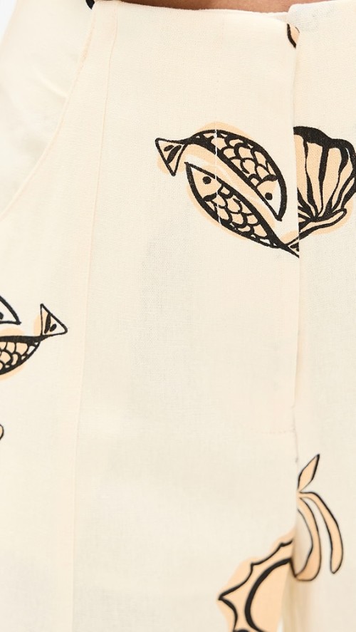Sweet Sample Hook-And-Eye Closures At Waist Irregular Pattern Print  Casual Dress