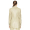 Sleek Tailored Minimalist Luxury Structured Chic Contemporary Elegant Woman's Leather Blazer