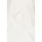 Front 3D Floral Accents Medium Weight Crepe Fabric White Square Neck Bodycon Dress