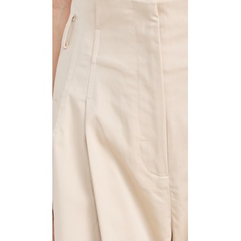 Daily Sample Faux Welt Front Pockets Hook-And-Eye Closures At Waist Solid Color Pants
