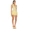 2025 Fashionable Asymmetric Hem V neckline Halter neckline Backless Woman's Mini Dress