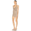 Exquisite Fashionable Cowl neckline Sleeveless Backless Lightweight Woman's Mini Dress