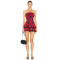 2025 New Fashion Backless Sleeveless Gathering Halter neckline Woman's Mini Dress