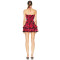 2025 New Fashion Backless Sleeveless Gathering Halter neckline Woman's Mini Dress