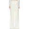 Fashionable Elegant High quality Wide Straight Leg New Fashion Belt Trim Woman's Pants