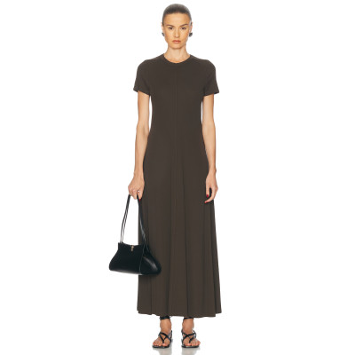 High quality Minimalist Elegant Sleek Flowing Simple Classical Slim Woman's Long Dress