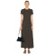 High quality Minimalist Elegant Sleek Flowing Simple Classical Slim Woman's Long Dress