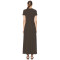 High quality Minimalist Elegant Sleek Flowing Simple Classical Slim Woman's Long Dress